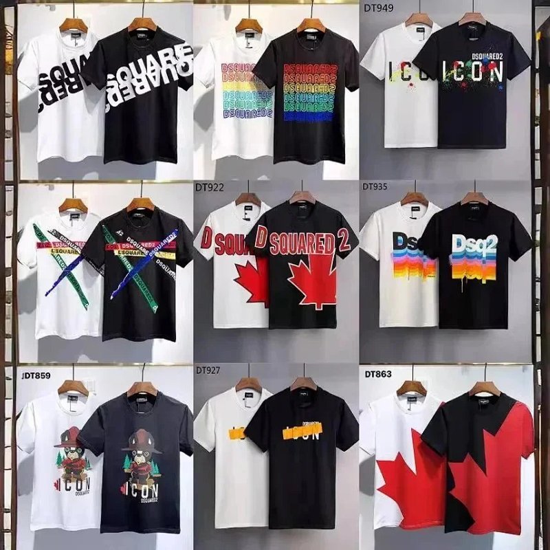Kakobuy spreadsheet t-shirts - Graphic Logo and Maple Leaf Print Crewneck T-Shirt product image
