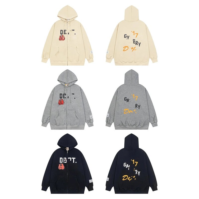 Kakobuy spreadsheet jackets - Graphic Print Distressed Text Hoodies and Denim Jacket product image