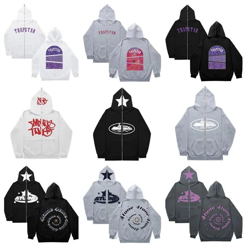 Kakobuy spreadsheet hoodies - Graphic Print Full-Zip Hoodie product image