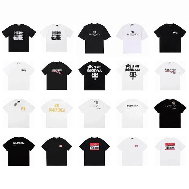 Kakobuy spreadsheet t-shirts - Graphic Print Logo Crewneck T-Shirt product image