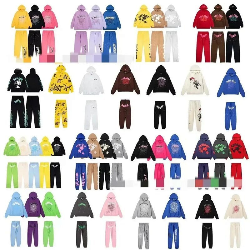 Kakobuy spreadsheet tracksuits and sets - Hip Hop Graphic Print Hoodie and Sweatpants Tracksuit Set product image