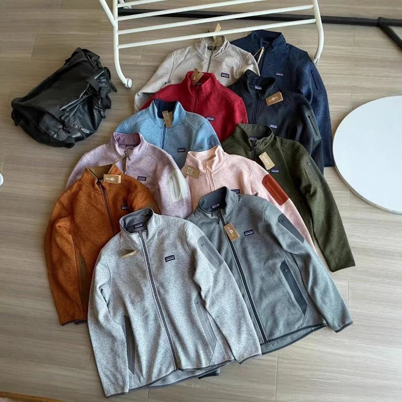 Kakobuy spreadsheet hoodies - JY14--跨境新款户外针织抓绒连帽开衫复合面料无缝压胶情侣 product image