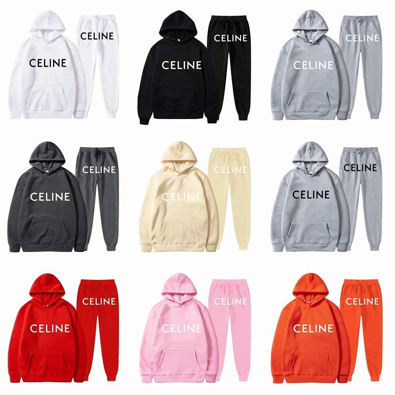 Kakobuy spreadsheet tracksuits and sets - Logo Print Hoodie and Sweatpants Set product image