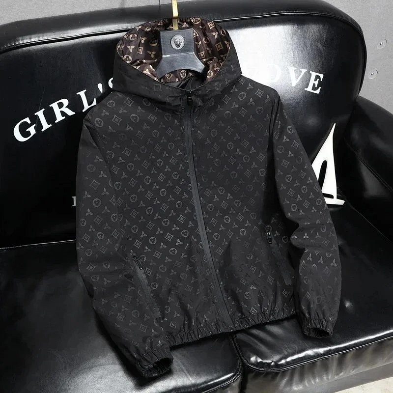 Kakobuy spreadsheet jackets - Monogram Print Hooded Jacket product image