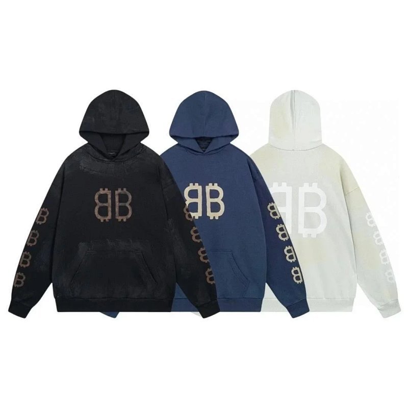 Kakobuy spreadsheet hoodies - Mud-Dyed Distressed Graphic Hooded Sweatshirt product image