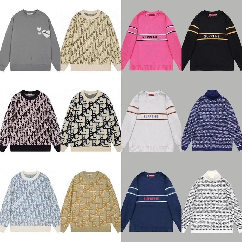 Kakobuy spreadsheet hoodies - Multi-Design Monogram and Logo Pattern Knit Sweaters · Style 3454 product image