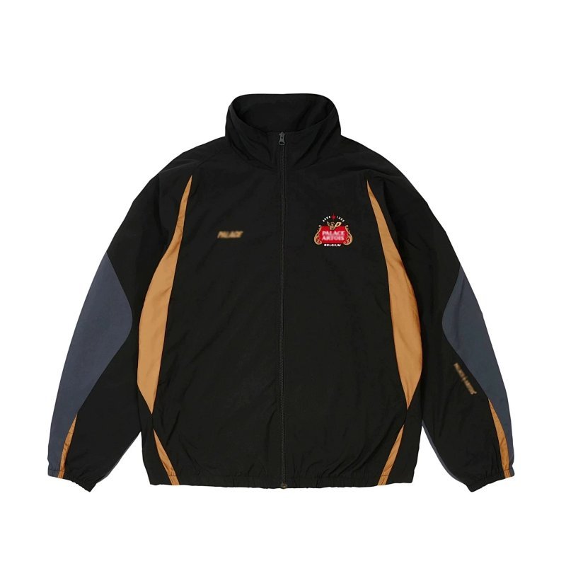 Kakobuy spreadsheet jackets - Palace Artois Black Colorblock Stand-Collar Windbreaker Jacket product image