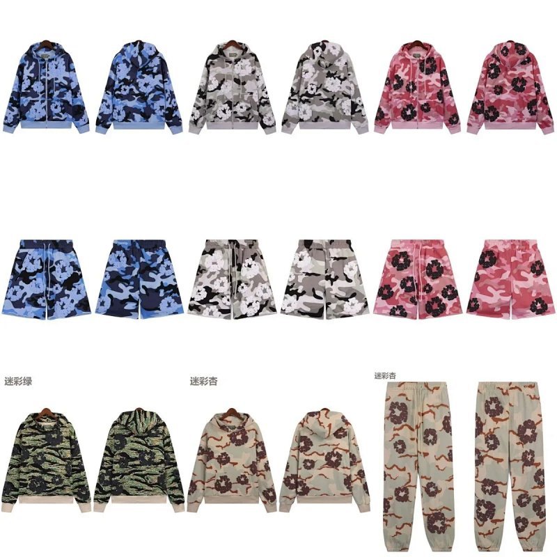 Kakobuy spreadsheet hoodies - Retro Loose Camouflage Floral Print Hoodie product image