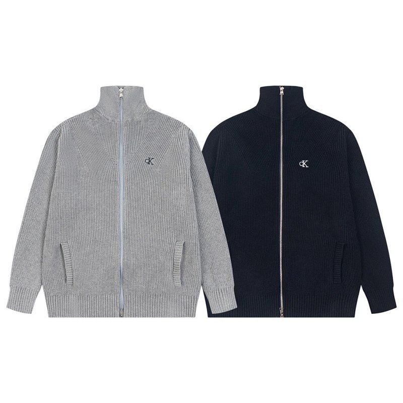 Kakobuy spreadsheet accessories - Ribbed Knit Embroidered Zip-Up Cardigan Sweater product image