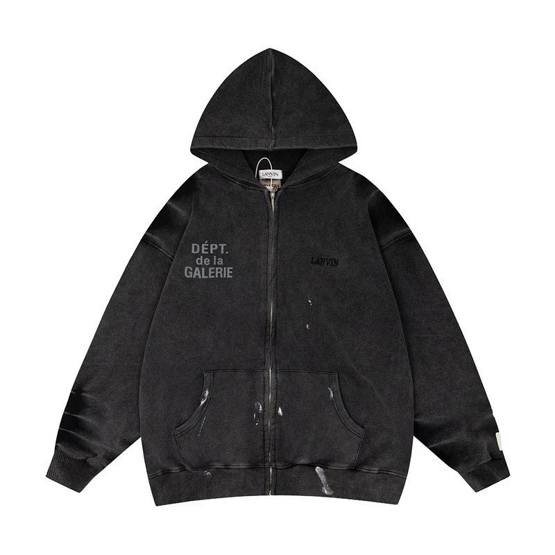 Kakobuy spreadsheet hoodies - 正确版GA*RYD*PT欧美潮经典字母印花帽衫拉链连帽卫衣男女 product image