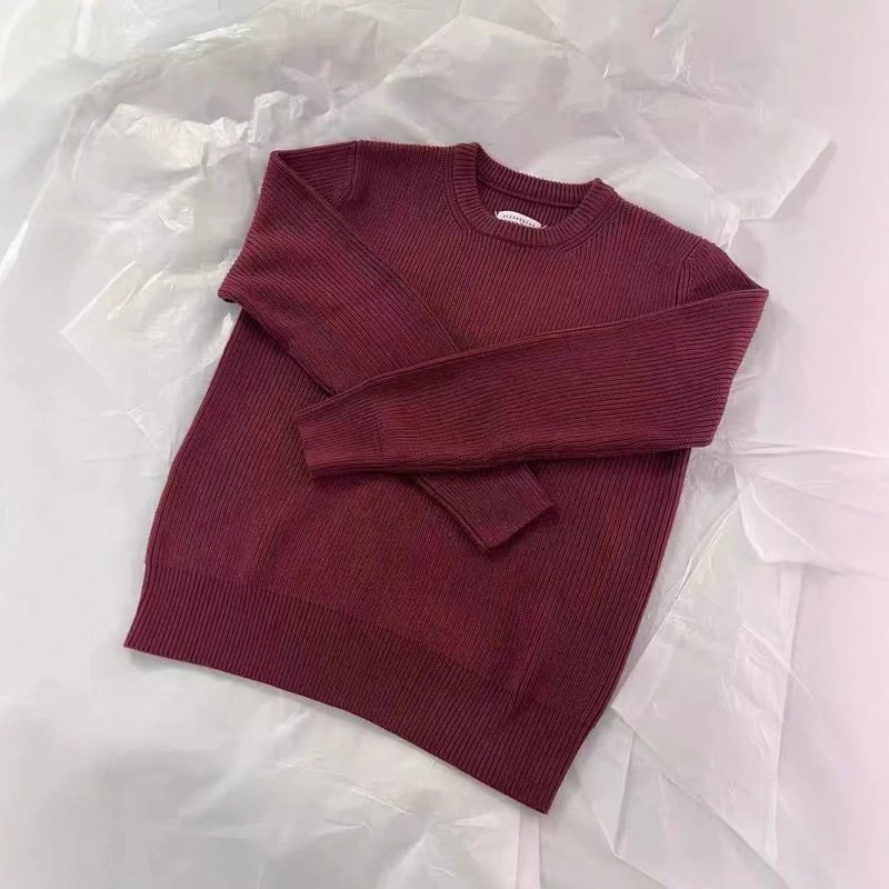 Kakobuy spreadsheet hoodies - 马家四角毛衣男时尚简约纯色情侣针织衫冬季 product image