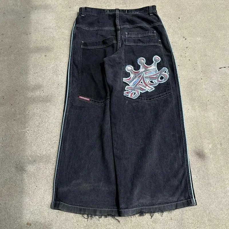 Kakobuy spreadsheet JNCO pants - JNCO Graphic Embroidered Baggy Wide-Leg Jeans product image