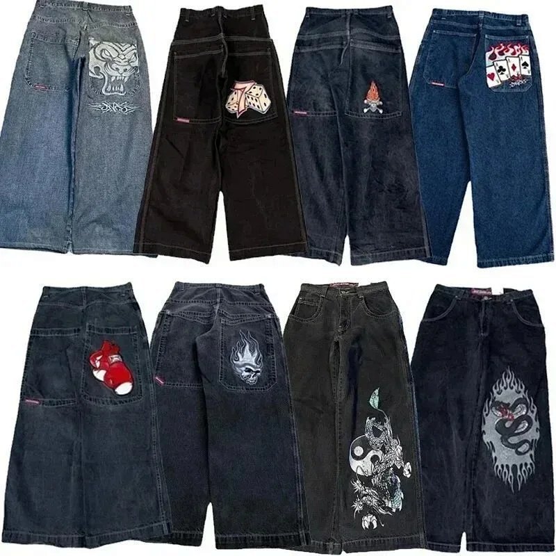 Kakobuy spreadsheet JNCO pants - JNCO Y2K Graphic Print Wide-Leg Jeans product image