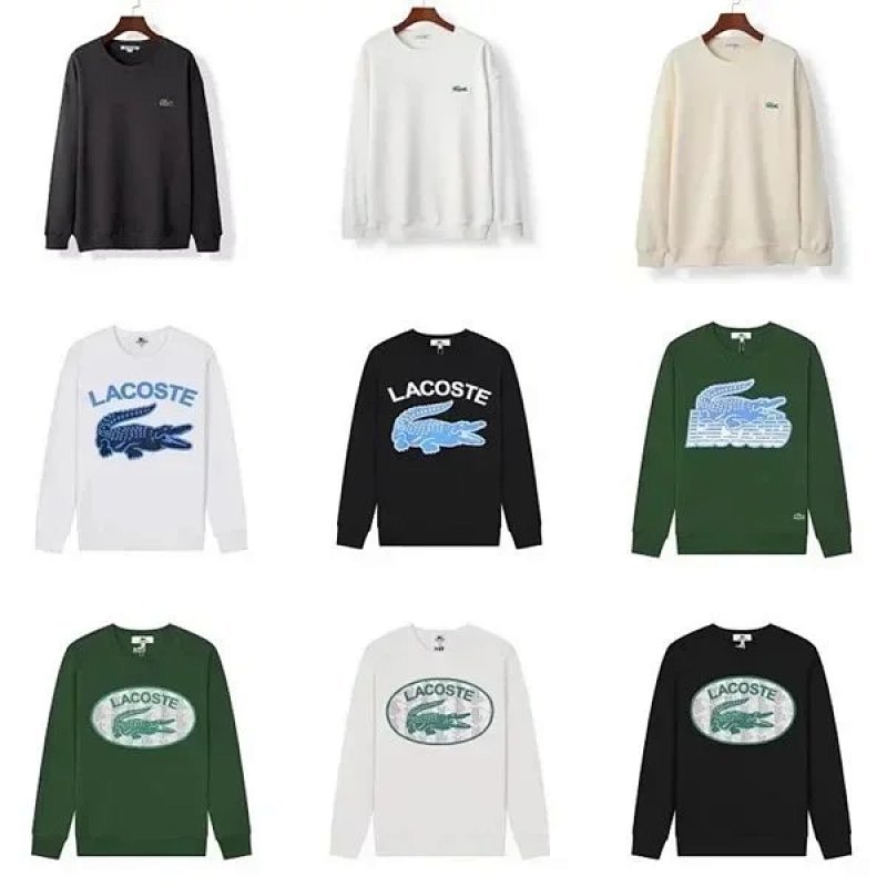 Kakobuy spreadsheet Lacoste hoodies - Lacoste Classic Crocodile Logo Crewneck Sweatshirt product image