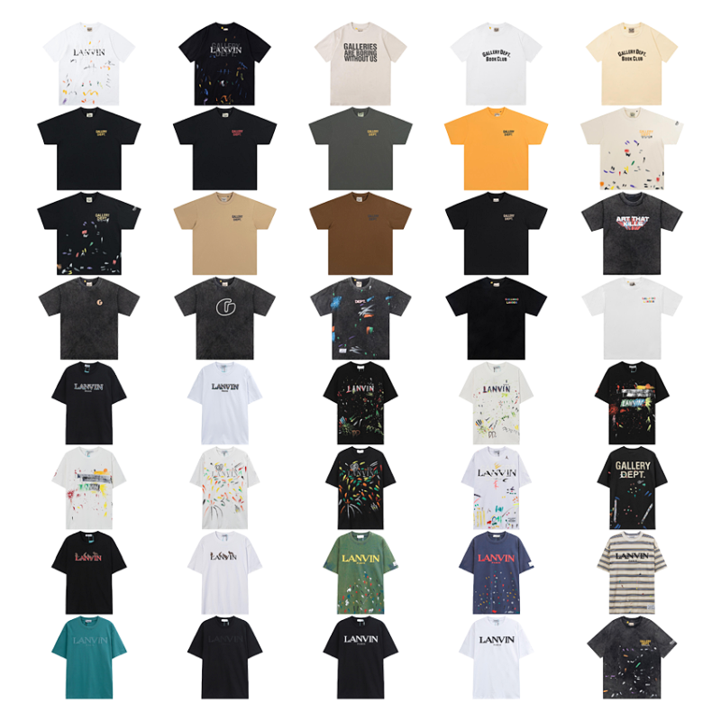 Kakobuy spreadsheet Lanvin x Gallery Dept. t-shirts - Lanvin x Gallery Dept. Graphic Print Short-Sleeve T-Shirts product image