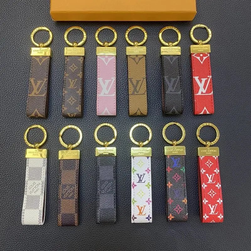 Kakobuy spreadsheet Louis Vuitton accessories - Louis Vuitton Monogram and Checkerboard Pattern Loop Strap Keychains product image