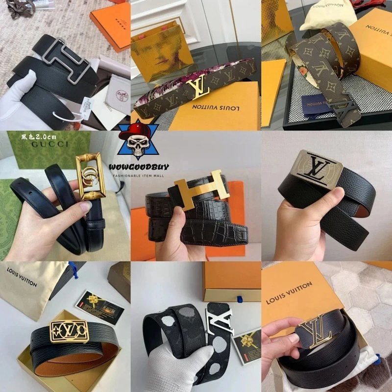 Kakobuy spreadsheet Louis Vuitton accessories - Louis Vuitton Multi-Design Fashion Leather Belts product image