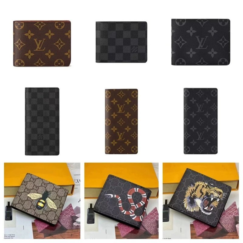 Kakobuy spreadsheet Louis Vuitton bags - Louis Vuitton Monogram, Checkered, and Graphic Print Bifold and Long Wallets product image