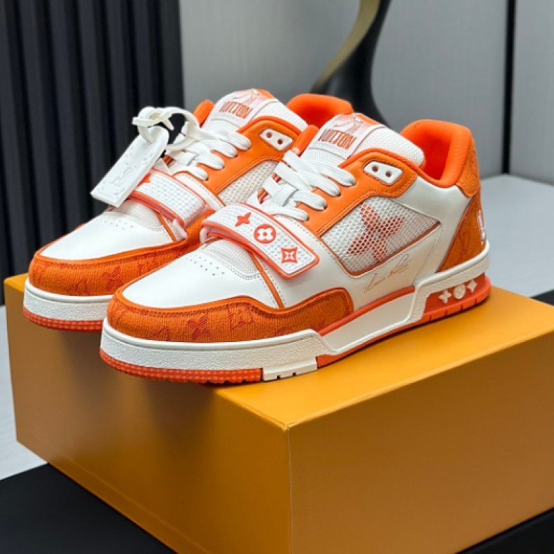 Kakobuy spreadsheet Louis Vuitton shoes - Louis Vuitton Trainer Strap Contrast Panels Skate Shoes product image