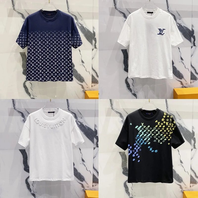 Kakobuy spreadsheet Louis Vuitton t-shirts - Louis Vuitton Assorted Monogram and Logo Graphics T-Shirts product image