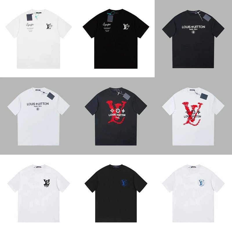Kakobuy spreadsheet Louis Vuitton t-shirts - Louis Vuitton Graphic Logo Print Short-Sleeve T-Shirt product image