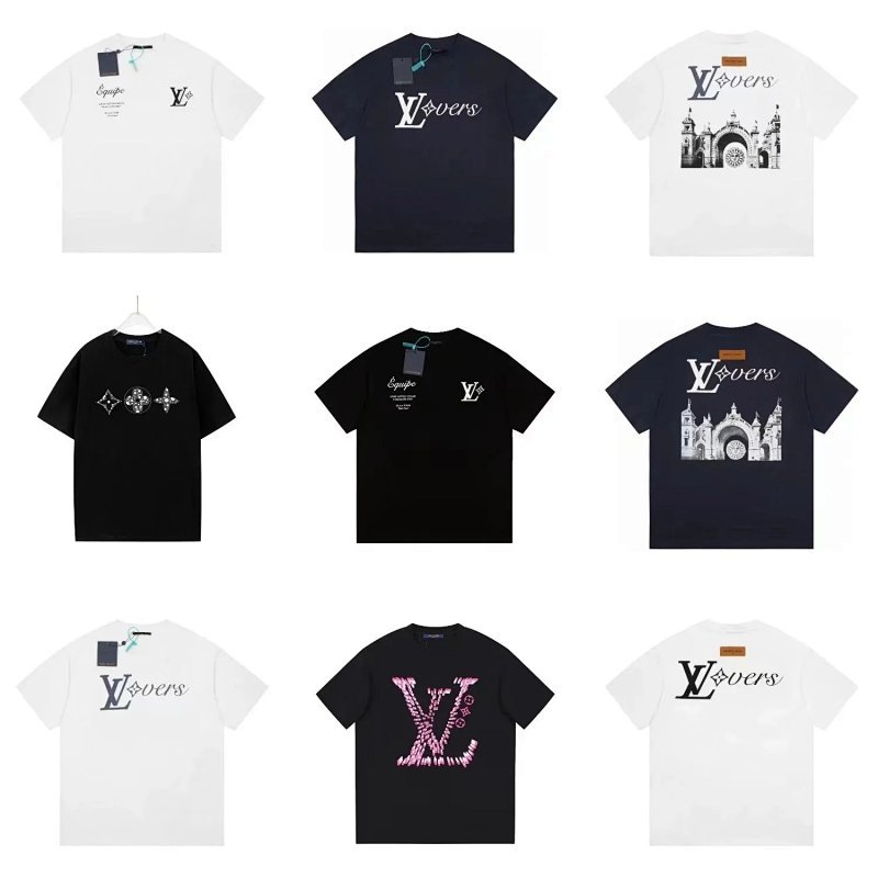 Kakobuy spreadsheet Louis Vuitton t-shirts - Louis Vuitton LVovers Graphic Print T-Shirt product image