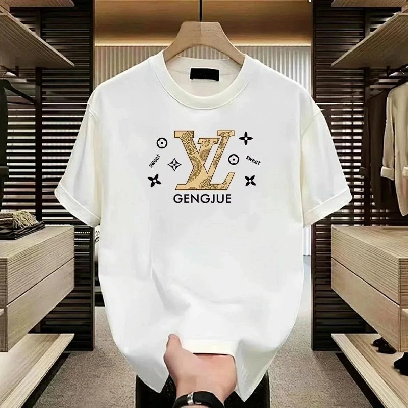 Kakobuy spreadsheet Louis Vuitton t-shirts - Louis Vuitton Oversized Cotton Graphic Print T-Shirt product image
