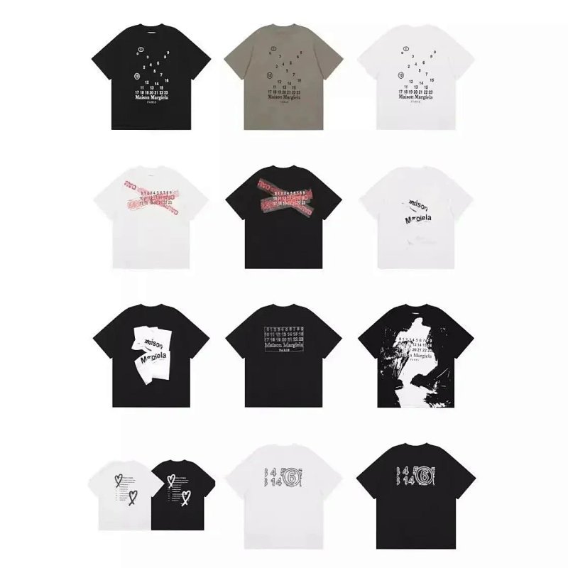 Kakobuy spreadsheet Maison Margiela t-shirts - Maison Margiela Graphic Print Short-Sleeve T-Shirt product image