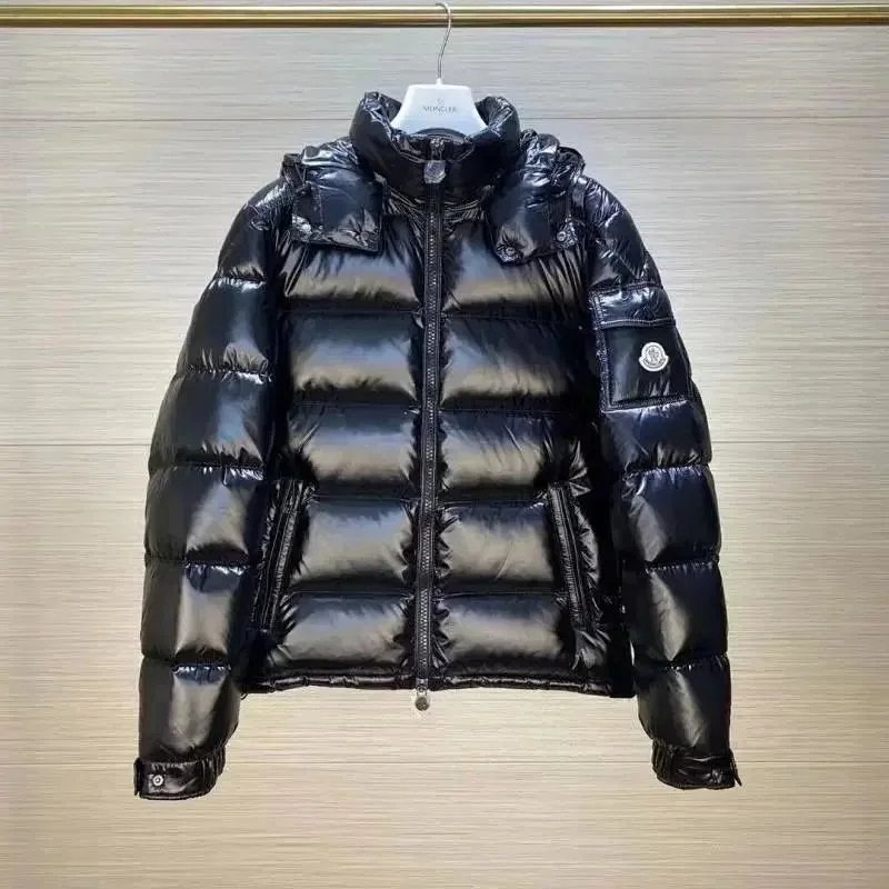 Kakobuy spreadsheet Moncler jackets - Moncler Black Shiny Puffer Jacket product image