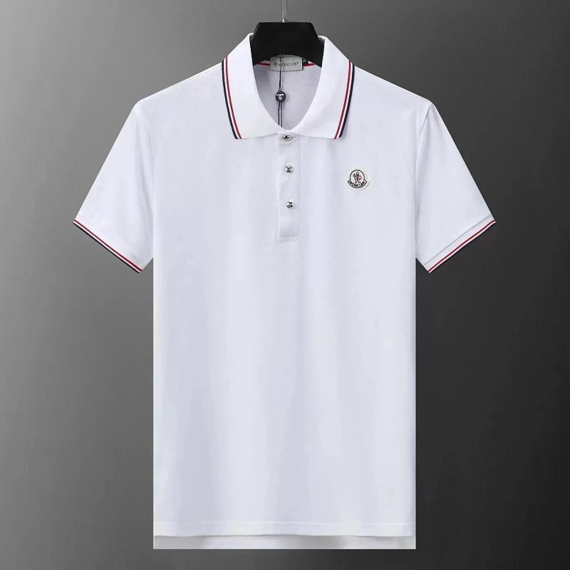 Kakobuy spreadsheet Moncler t-shirts - Moncler Contrast Trim Short-Sleeve Polo Shirt product image