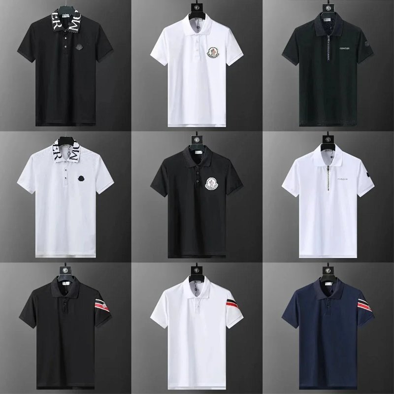 Kakobuy spreadsheet Moncler t-shirts - Moncler Logo Patch Short-Sleeve Polo Shirt product image
