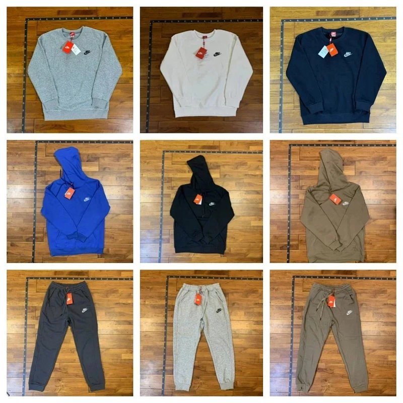 Kakobuy spreadsheet Nike hoodies - Nike Solid Color Embroidered Logo Sportswear Sweatshirt Hoodie and Sweatpants product image