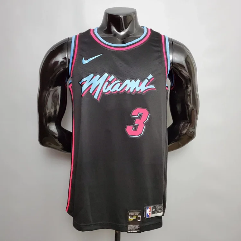 Kakobuy spreadsheet Nike t-shirts - Nike Miami Heat Black and Yellow Graphic Basketball Jersey product image