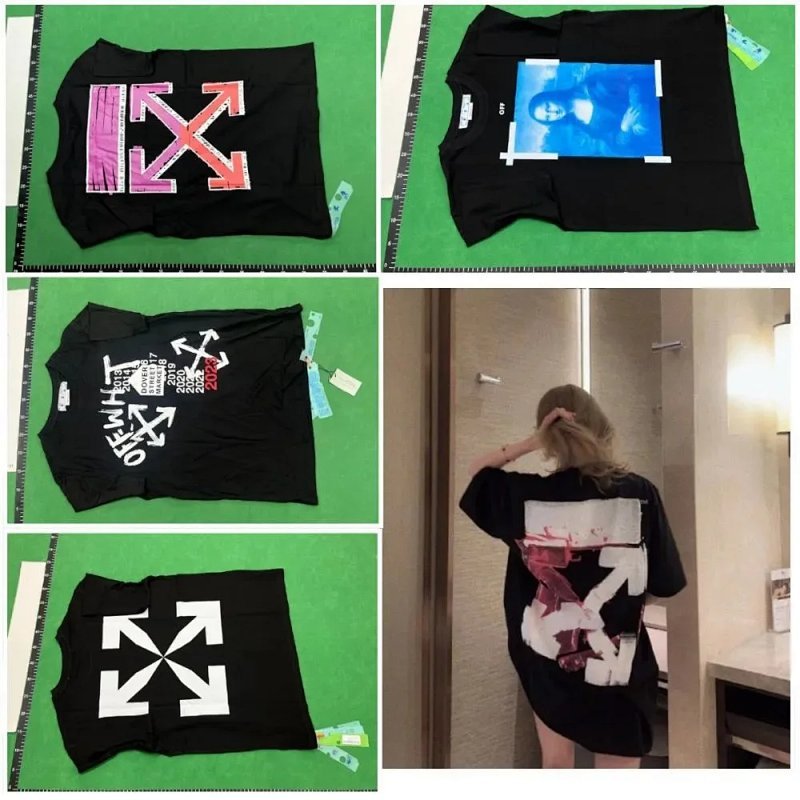 Kakobuy spreadsheet Off-White t-shirts - Off-White Graphic Print Short-Sleeve T-Shirt product image