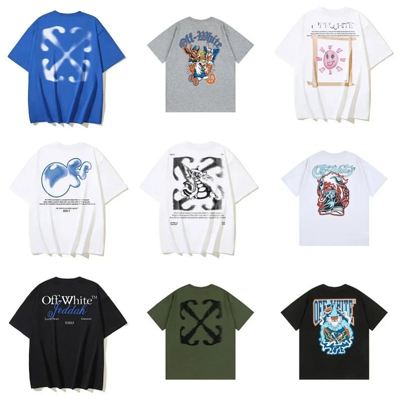 Kakobuy spreadsheet Off-White t-shirts - Off-White Graphic Print T-Shirt product image
