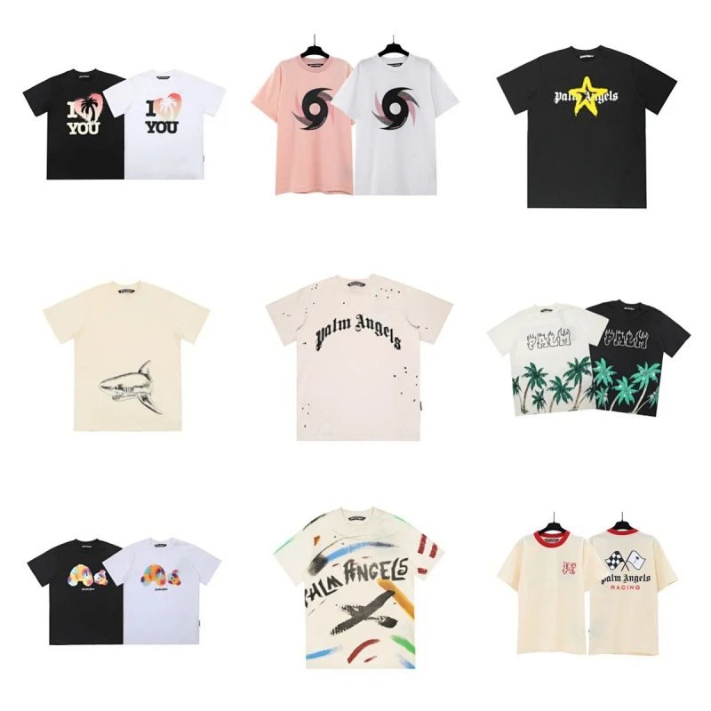 Kakobuy spreadsheet Palm Angels t-shirts - Palm Angels Printed Cotton T-Shirt product image