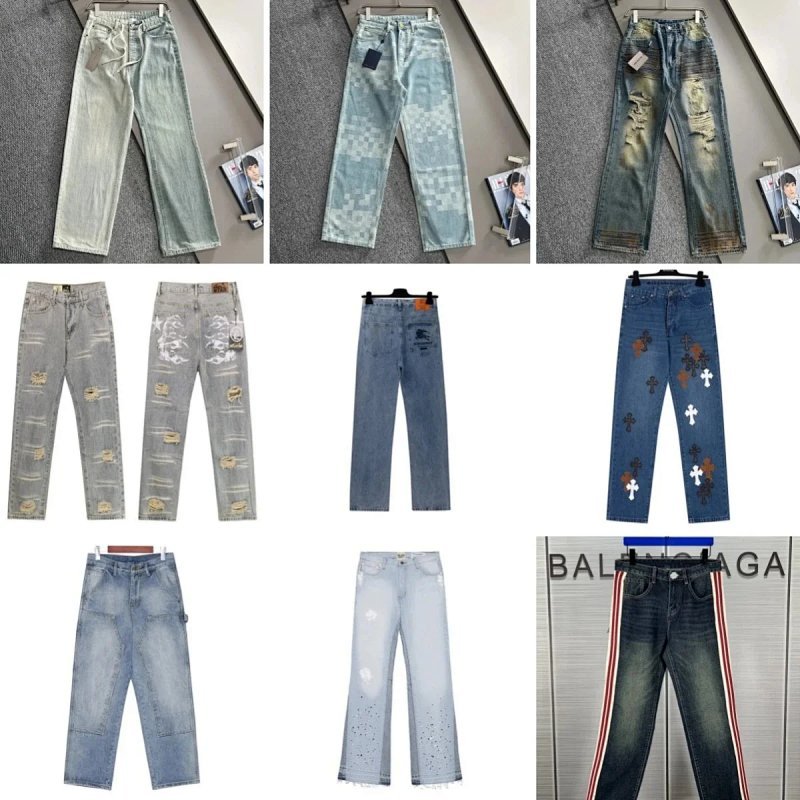 Kakobuy spreadsheet pants - Assorted Distressed and Graphic Casual Denim Jeans product image