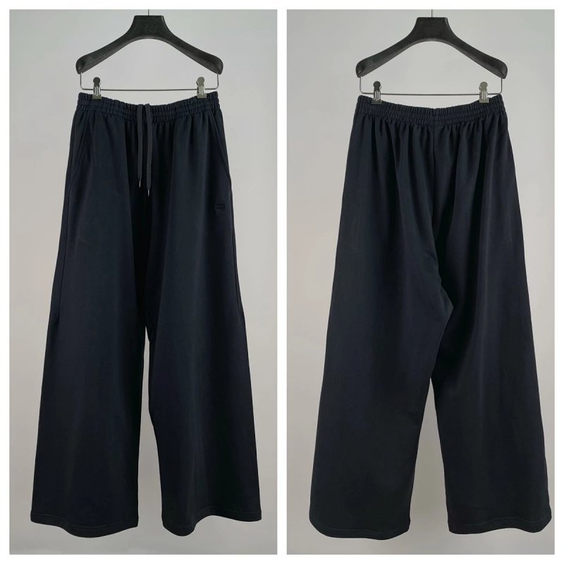 Kakobuy spreadsheet pants - Black Wide-Leg Drawstring Sweatpants product image