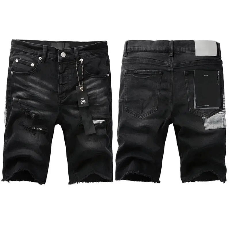 Kakobuy spreadsheet pants - Distressed and Rhinestone Embellished Denim Shorts product image