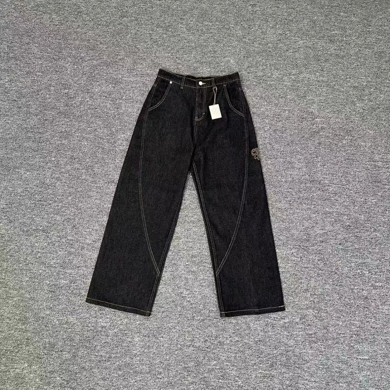 Kakobuy spreadsheet pants - DX209 American Retro Street Style Loose Fit Wide-Leg Jeans product image