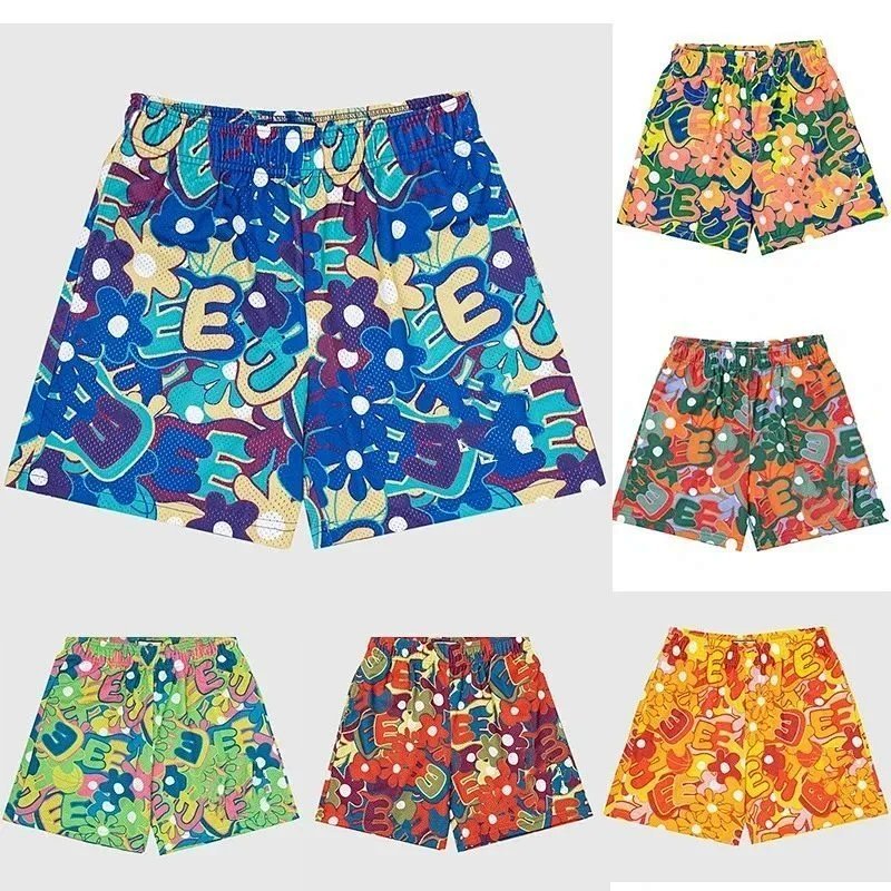 Kakobuy spreadsheet pants - Floral Paisley Print Mesh Shorts product image