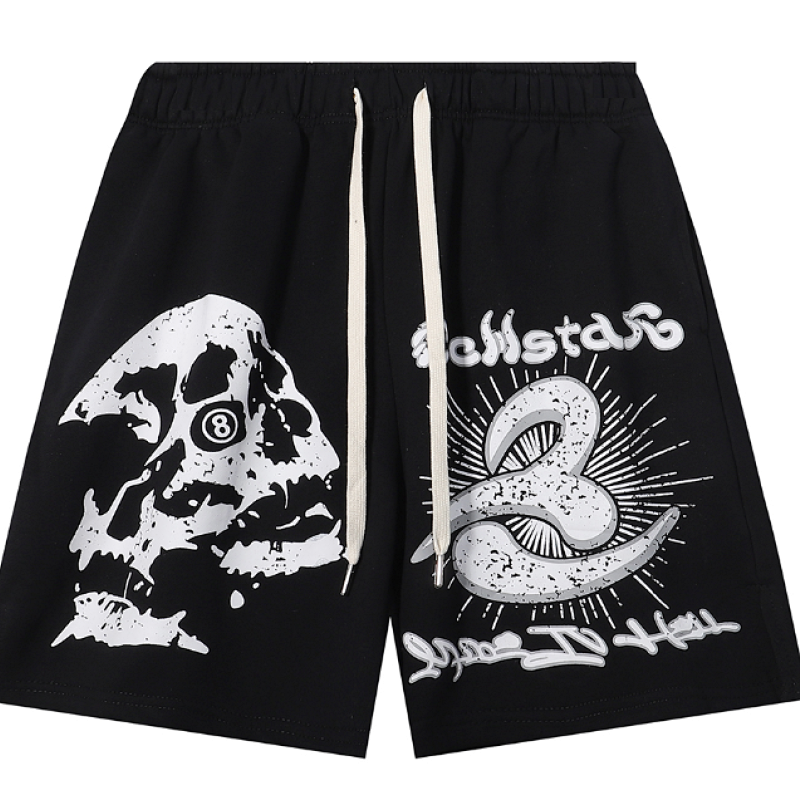 Kakobuy spreadsheet pants - Graphic Print Drawstring Sweat Shorts product image