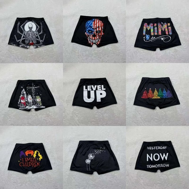 Kakobuy spreadsheet pants - Graphic Print Elastic Lounge Shorts product image