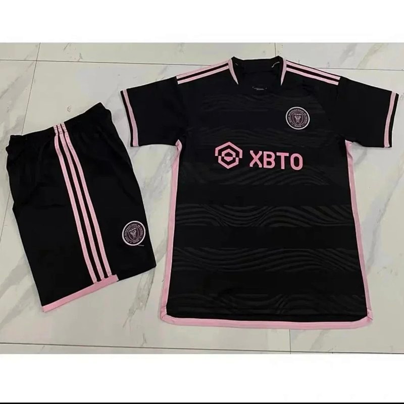 Kakobuy spreadsheet jerseys - Inter Miami CF Black and Pink Soccer Jersey and Shorts Kit product image