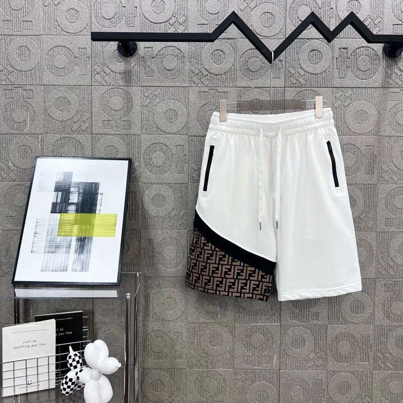 Kakobuy spreadsheet pants - Monogram Letter Patchwork Cotton Casual Shorts product image