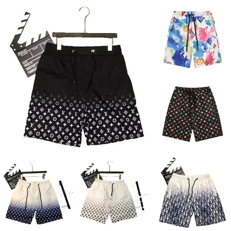 Kakobuy spreadsheet pants - Monogram Print Gradient Drawstring Shorts product image