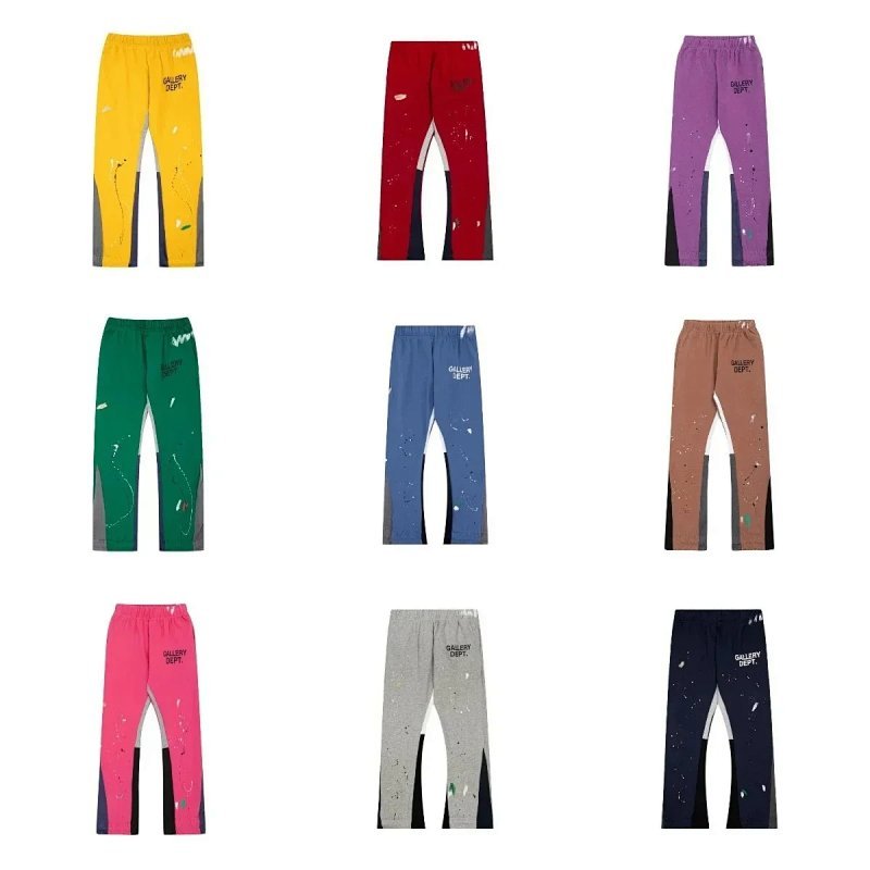 Kakobuy spreadsheet pants - Paint Splatter Paneled Flared Sweatpants and Shorts product image