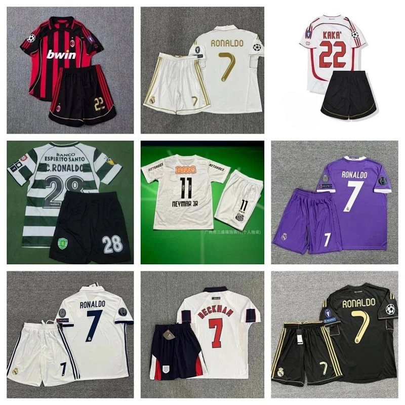 Kakobuy spreadsheet jerseys - Retro Club Football Jersey and Shorts Set product image
