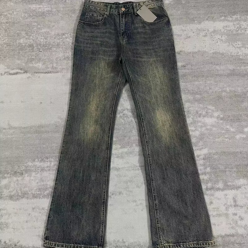 Kakobuy spreadsheet pants - Sand-Washed Dark Grey Denim Jeans product image