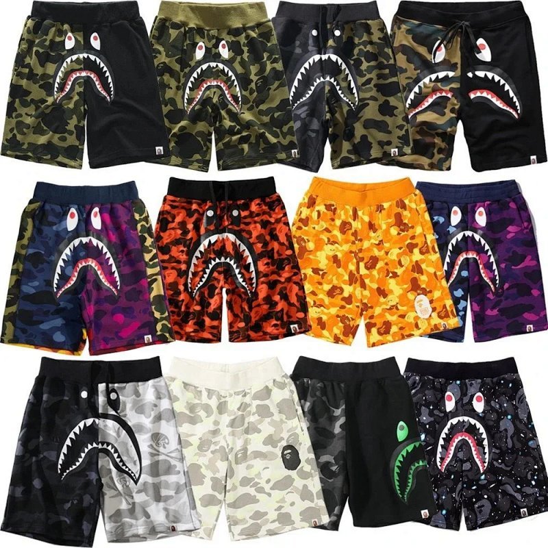 Kakobuy spreadsheet BAPE pants - BAPE Shark Camo Sweat Shorts product image